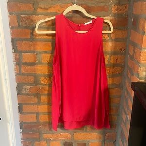 Lush High Neck Tank Top